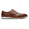 Men's Tan Semi-Formal Lace-Up Leather Shoes
