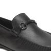 Men's Black Leather Flexi 360 Loafers