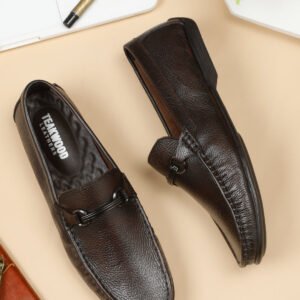 Men's Brown Leather Flexi 360 Loafers